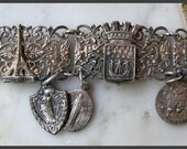 Vintage French Souvenir Bracelet