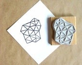 Crystal Configuration 31 - Hand Carved Stamp
