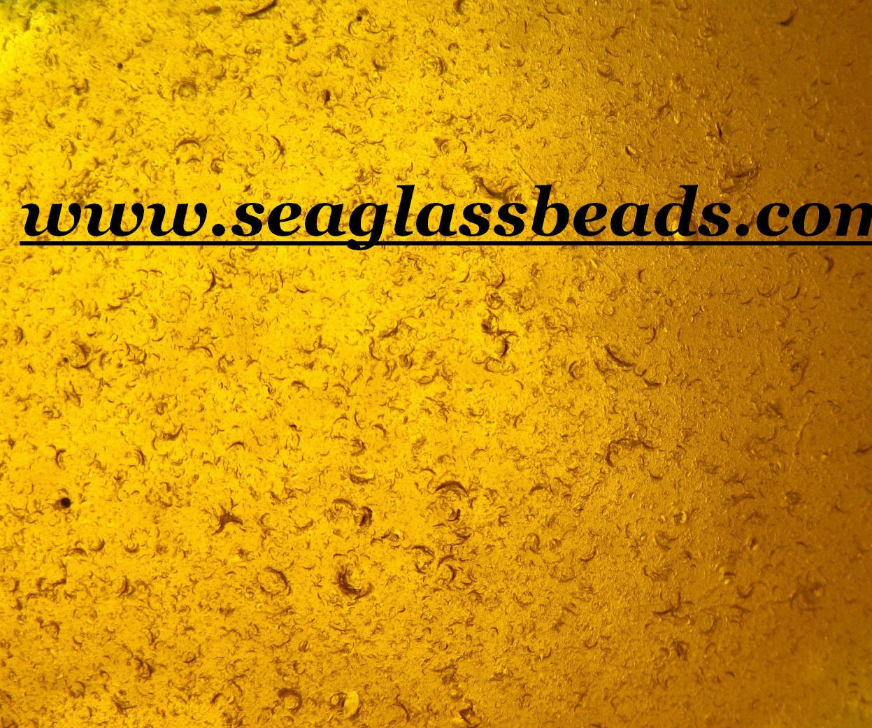 Amber Sea Glass Desktop Wallpaper