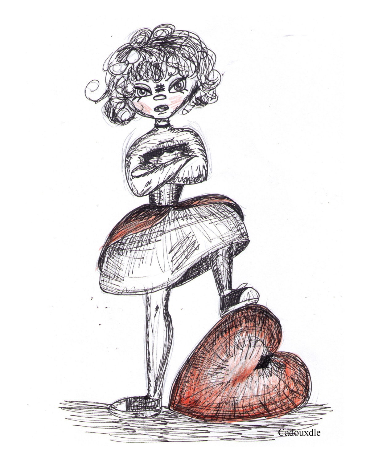 Don't Follow Your Heart.  Let Your Heart Follow You 8x10 print