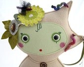 Art Doll Plush Toy......Whimsical art doll. Rosen Pokal. A Bloomsbury Keeper.