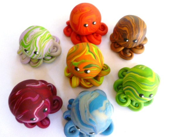 Custom Awesome Little Octopus Choose Yours Up to Three Colors
