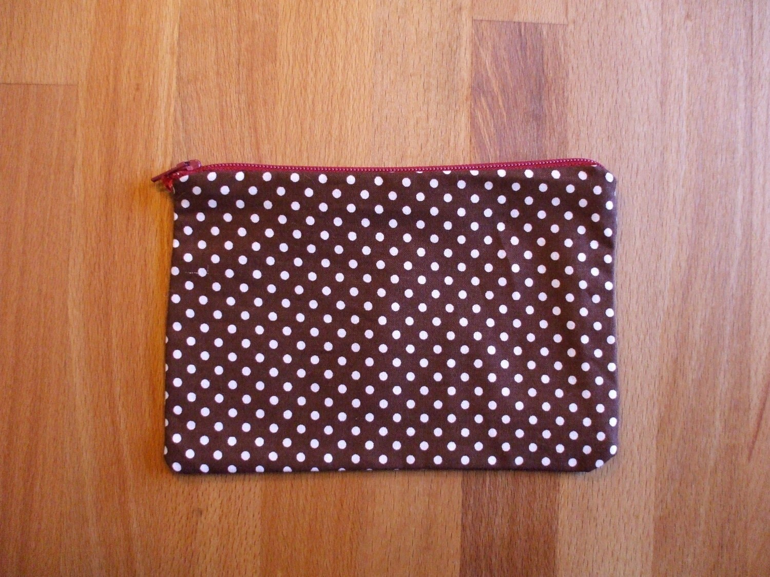 Tarnished Soul - Brown Swiss Dot Pouch