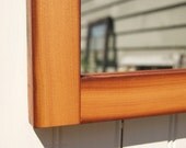 Reclaimed Wood Mirror // 18 x 24 //  Douglas Fir from Leather Tannery