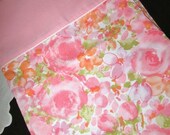 Vintage Bright Pink Pillowcase Set