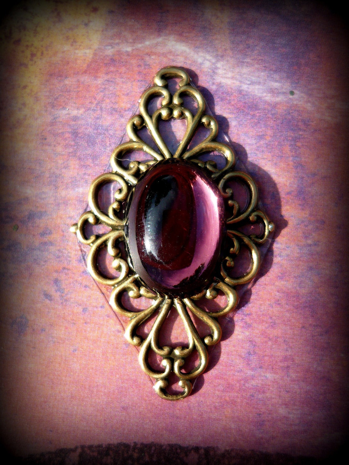 Wine and Diamond Bindi