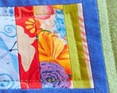 Mug Rug - Scrappy and Bright