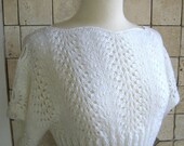 PDF Knitting pattern, Pullover lace Top