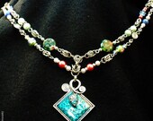 Chains and Flowers - Double Strand Necklace