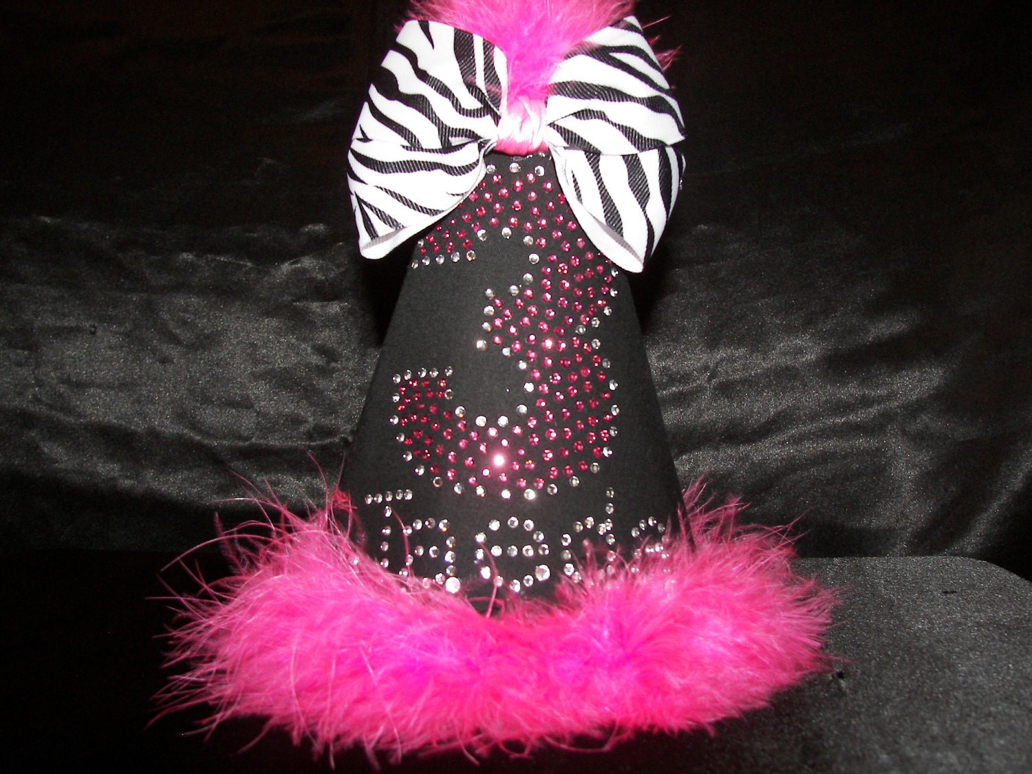 Custom Created Just for You Bling Birthday Hat--Can be designed to match your party theme
