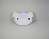Little Piggy Pig Ceramic Art Tile Pottery Wall Decor Different Colors Available