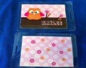 CUSTOM Laminated Name Tag Backpack Tag