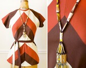 Vintage MODERNIST Paper Clip Necklace
