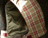 Rain Hood Travel Carrying Bag - Upcycled from New Scrap Fabric - For Your Purse or Backpack - Be Prepared for Rain