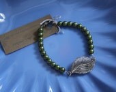 Green Pearl Trail Bracelet
