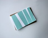 Sea Blue Book Cloth Card