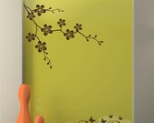 Branch vinyl wall decal, Blossom Wall Decal Sticker, removable wall decal decor sticker