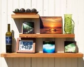 Reclaimed Wood Floating Shelves // Set of 3 // Rustic Old Growth Douglas Fir // Small, Medium, and Large // MADE TO ORDER