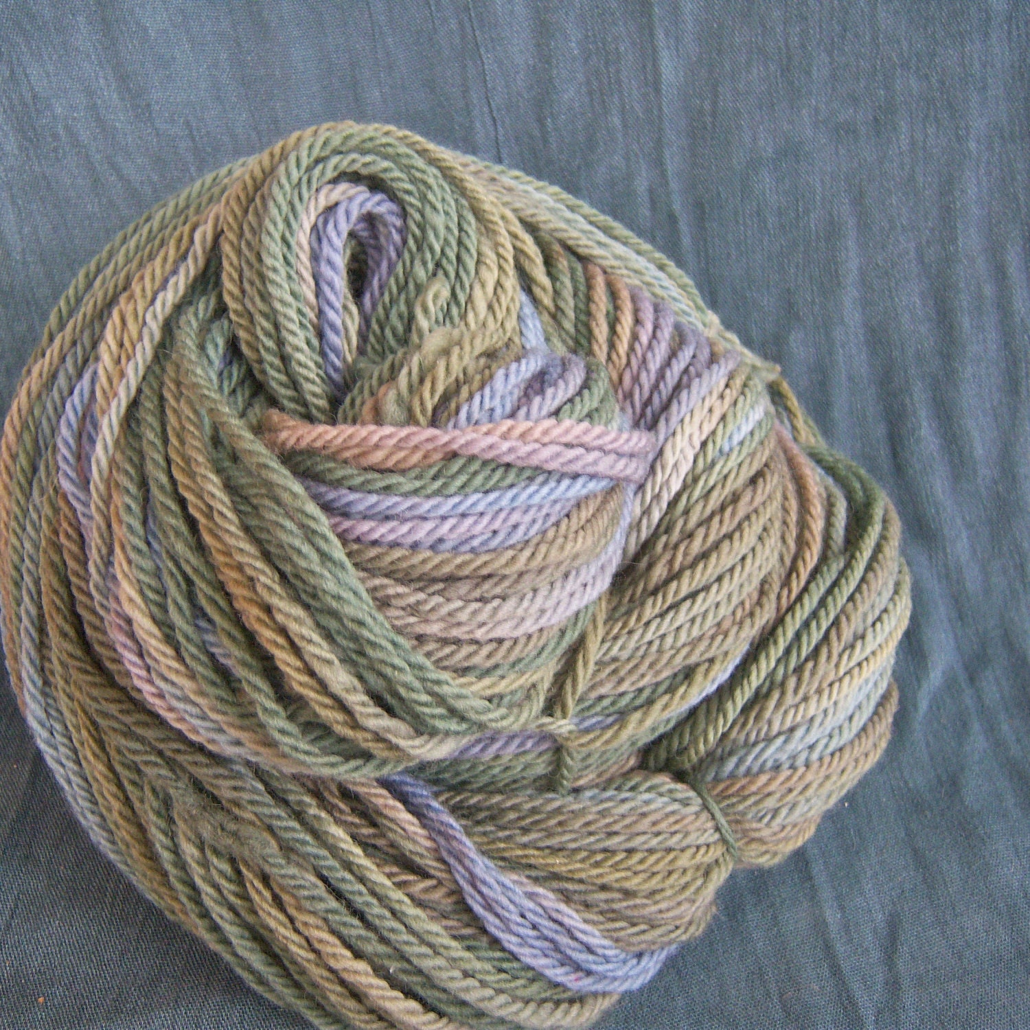 bulky, handpainted Merino  321 yards, FASCINATION,