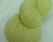 Laceweight Yarn, Hand Dyed BFL / Silk Yarn, Fresh Pear