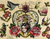 Sailor girl print