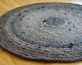 T Shirt Rug - Woodland Tree Stump