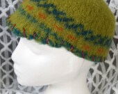 Green Felted Hat