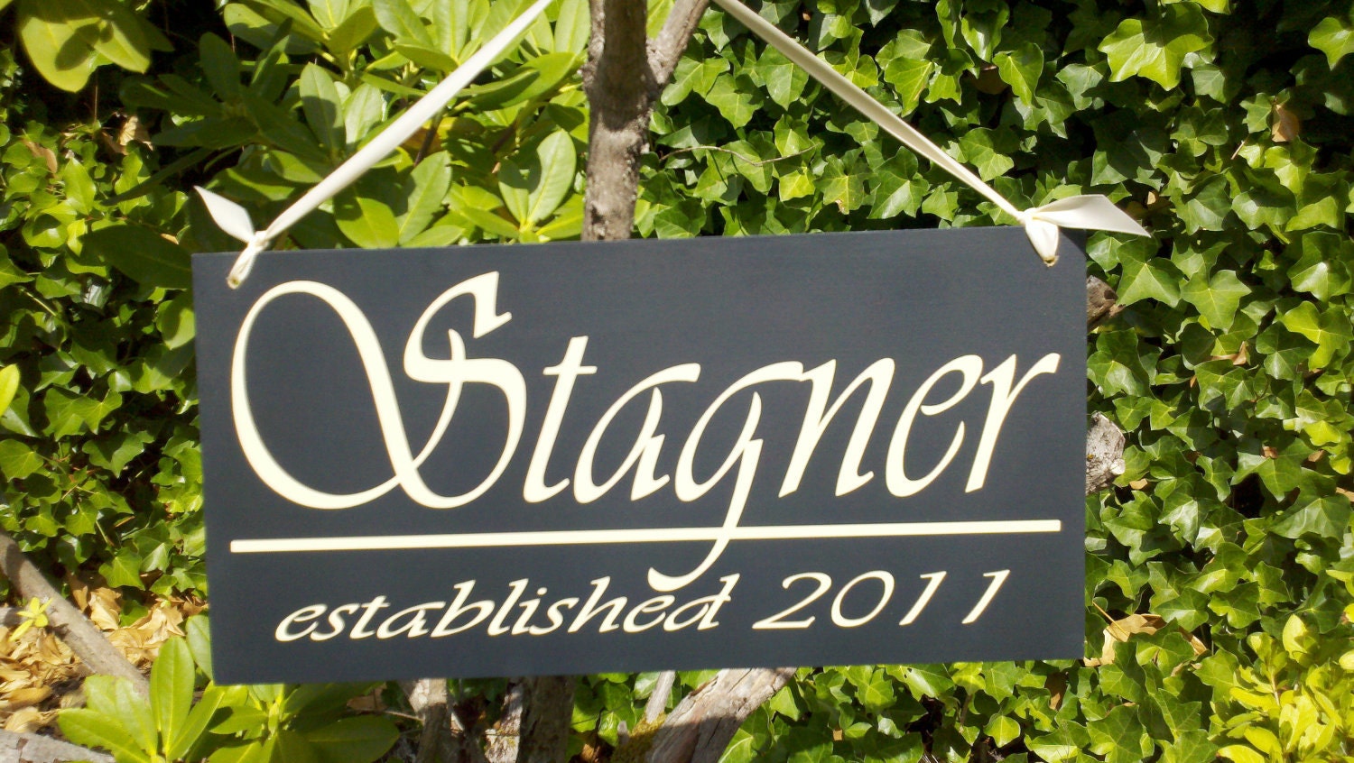 Wedding Gift, Last Name Established, Unique Custom Order Gift