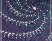 Sale - H3 Series - Swirly - Hand Spun/Hand Painted Lap Blankie