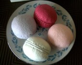 SALE Felt Macarons - Pack of 4 in a box (Pink shades) SALE