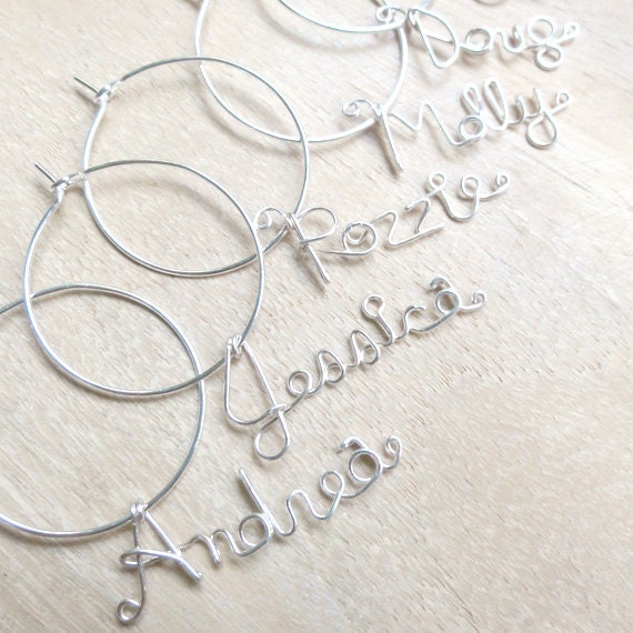 Wine Charms, Custom Wine Markers, Set of 3