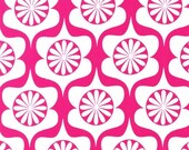 Robert Kaufman Heart Garden Fabric - Bubble Gum Tiles