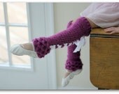 Crocodile Stitch Legwarmers (Babies & Kids) - Crochet Pattern (Permission to Sell Finished Items)