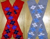 Kids Legwarmers - Dotted Argyle (5 colors)