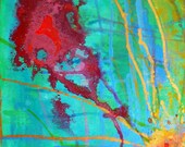 Original Abstract Painting 'The Old Brag of My Heart'