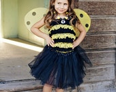 Cutie Bee Girl's Necklace - Yellow, Black