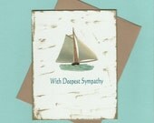 Nautical Sympathy Card, With Deepest Sympathy