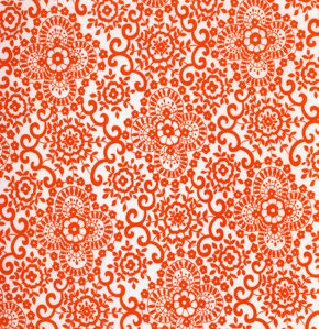 SALE Half Yard of Jennifer Paganelli - Pretty Please - Sally in Orange