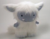 White Frost Monster, Cute Plush Toy by Stuffed Silly - Limited Edition