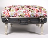 Pet Bed Vintage UpCycled / Reclaimed Suitcase