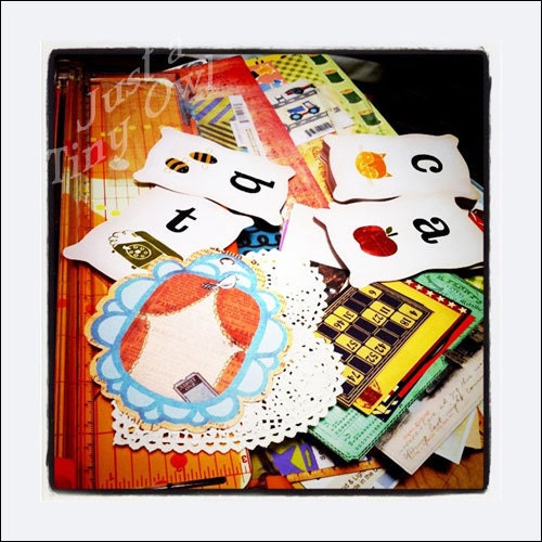 Scrapbooking Goodness 5x5 Metallic Photograph - iPhone Photography