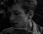 Bob Dylan - 11x14 Typographical Portrait Fine Art Print