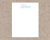 Wedding Thank You Notes - New Last Name Custom Stationery - Set of 12 Personalized Notecards