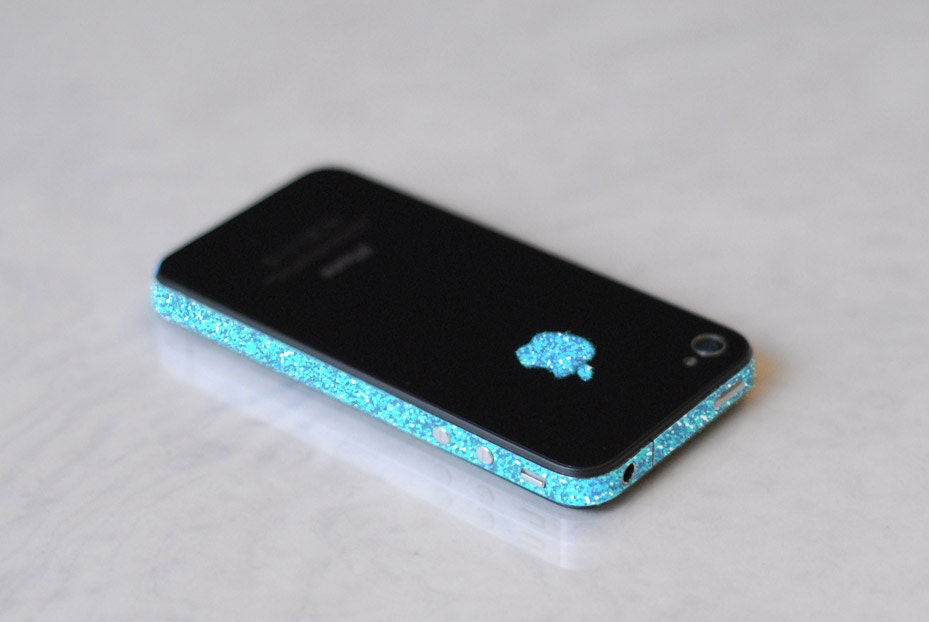 iPhone 4S Antenna Wrap (Sparkling Turquoise)