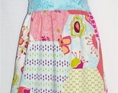 Boutique Girls Dress - PATCHWORK GARDEN - Toddler size 4T