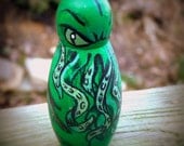 Cthulhu Stash Box - peg doll with secret compartment -