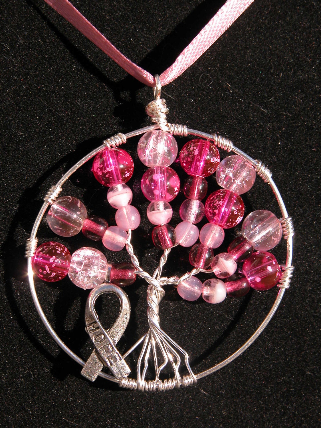 Breast Cancer Awareness Pink Tree Of Life
