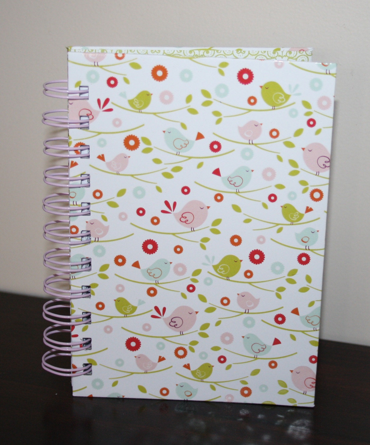 Birds in Springtime - Spiral Bound Notebook