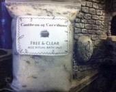 CLEANSING ritual Bath Salt - negativity removal, ritual bath, purifying, uplifting, wash the day away