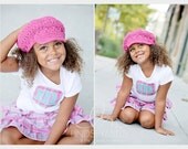 Pinky Plaid Triple Tier Ruffle Skirt Outfit - sizes 12 months - Girls 8